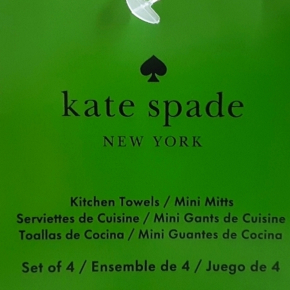 Kate Spade mini mitts and towel Set - Picture 3 of 4